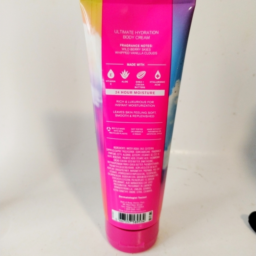 "RARE" Bath and Body Works AMONG THE CLOUDS Ultimate Hydrating Body Cream - Picture 3 of 3